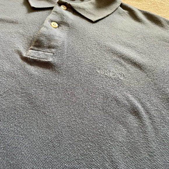 Armani polo shirt.  Label is XL, but fits like a medium.  Good condition. - Picture 3 of 5